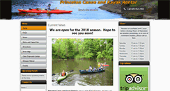 Desktop Screenshot of princetoncanoe.com